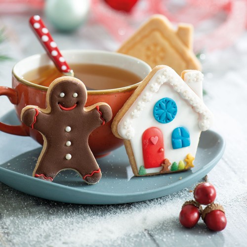 Σετ Κουπ Πατ Gingerbread Man & Σπίτι-Decora