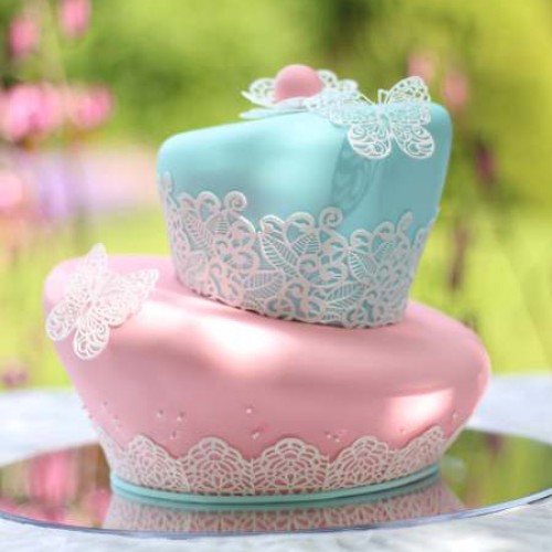 Cake Lace - Καλούπι Δαντέλας "Beautiful Butterflies" (38x26cm)