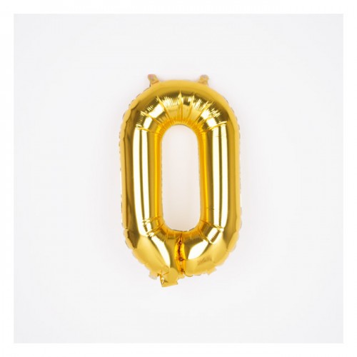 Μπαλόνι Χρυσό Νούμερο 0 (16'')