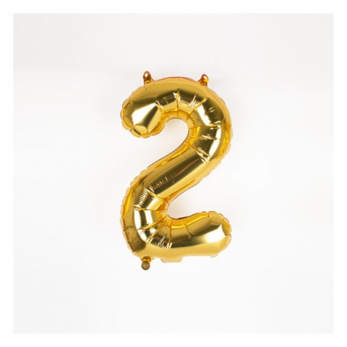 Μπαλόνι Χρυσό Νούμερο 2 (16'')