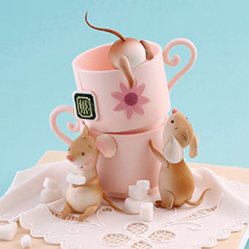 Πάστα Μοντελισμού Saracino 1kg.-Ροζ