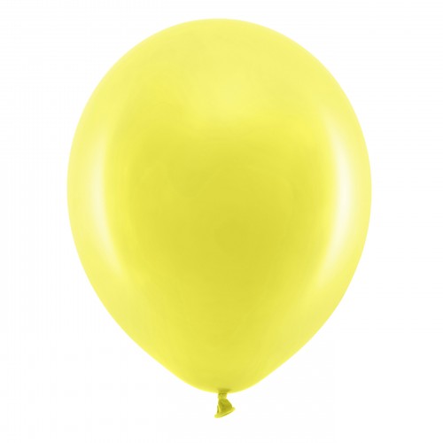 Κίτρινα Μονόχρωμα Μπαλόνια 10pcs