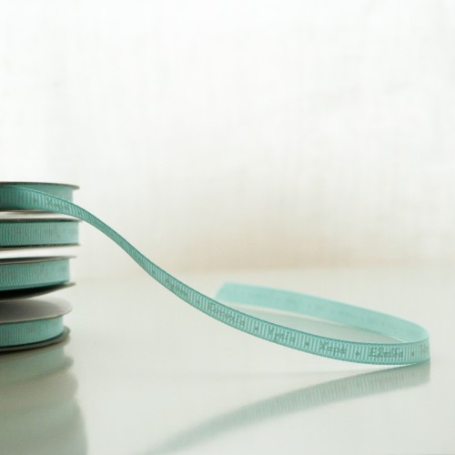 Κορδέλα Γαλάζια Με Ευχές (6mm)