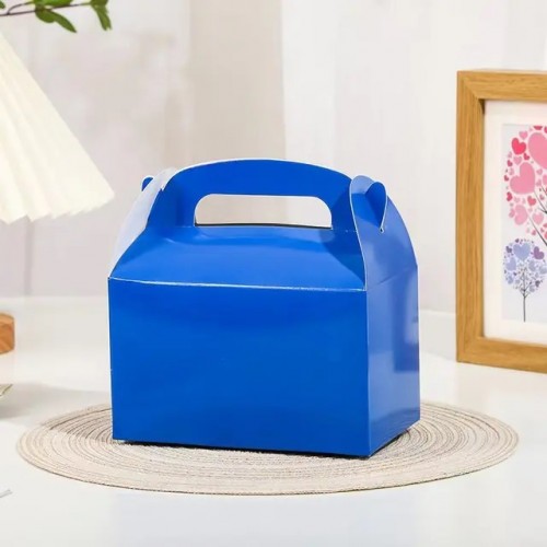 Μπλε Lunch Box-Χάρτινη συσκευασία φαγητού