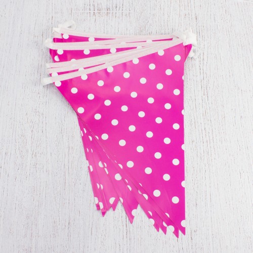 abcJoy φούξια πουά γιρλάντα