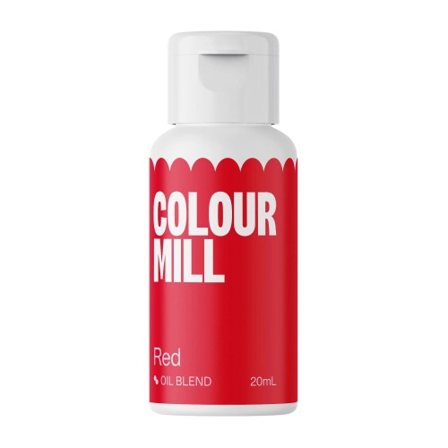 Χρώμα Πάστας Κόκκινο-Oil Based Colour Mill 20ml