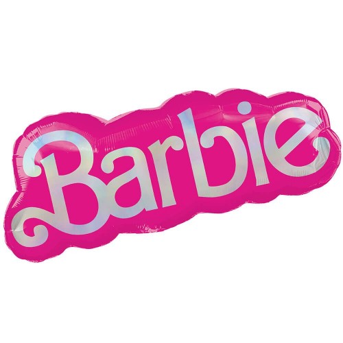 Μεταλλικό Μπαλόνι Barbie Logo