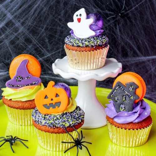 Σετ Κουπ πατ Με Έμβολο Σχέδια Halloween Fondant and Pie Cutter N.Y. Cake