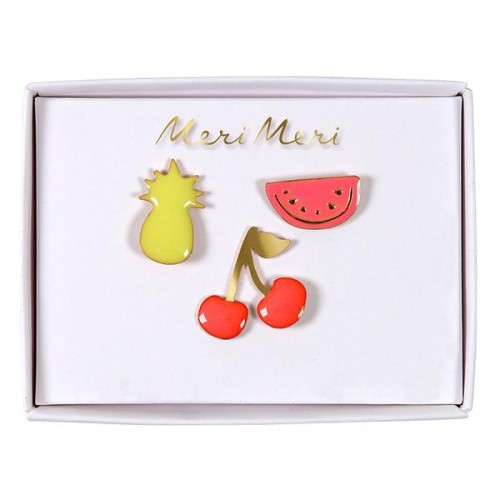Καρφίτσες Καλοκαιρινά Φρούτα - Pins Summer Fruits Meri Meri
