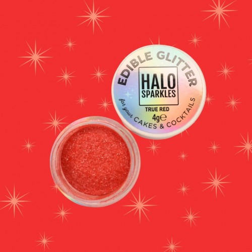 Κόκκινο Βρώσιμο Γκλίτερ Halo Sparkles-Sweet Stamp