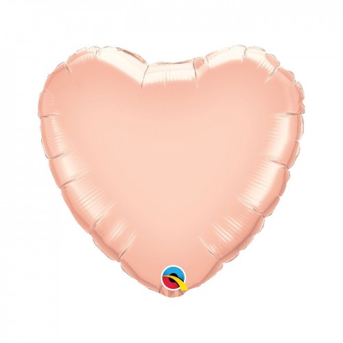Μεταλλικό Μπαλόνι Ροζ-Χρυσή Καρδιά 