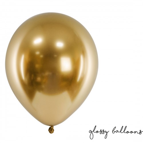 Glossy Περλέ Μπαλόνια Χρυσά