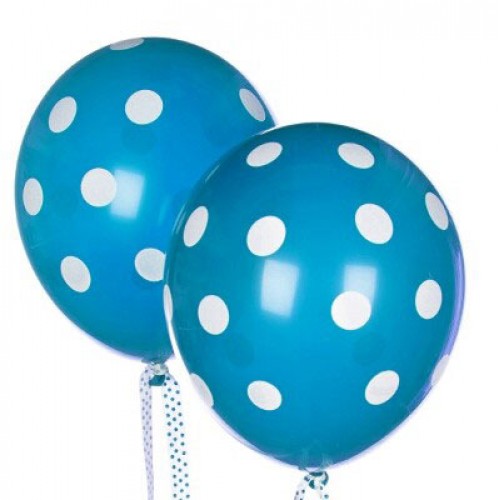 abcJoy γαλάζια πουά μπαλόνια