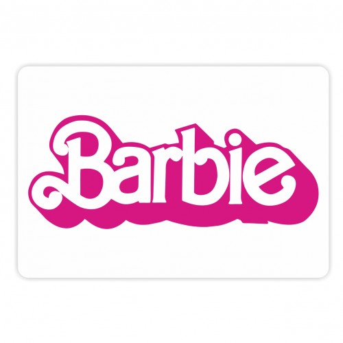 Αυτοκόλλητα για Συσκευασίες Barbie Logo
