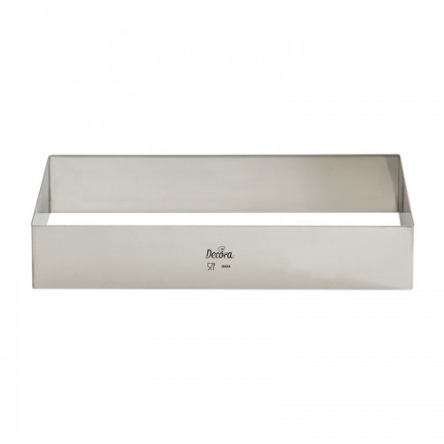 Παραλληλόγραμμη INOX Φόρμα Τσέρκι 40x30cm-Decora