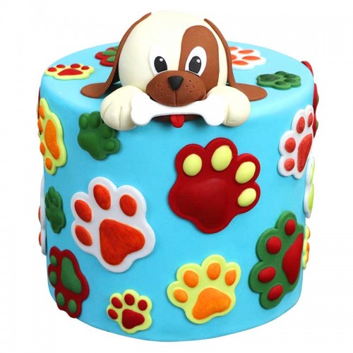 Σετ Κουπ Πατ Με Έμβολο Πατούσες Σκύλου 