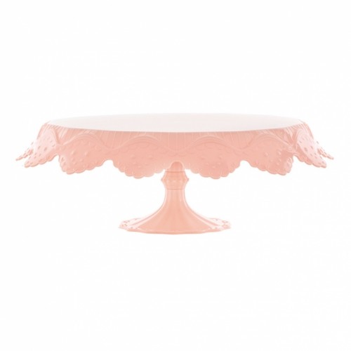 Ροζ Πλαστικό Cake Stand Papillon-Pavoni