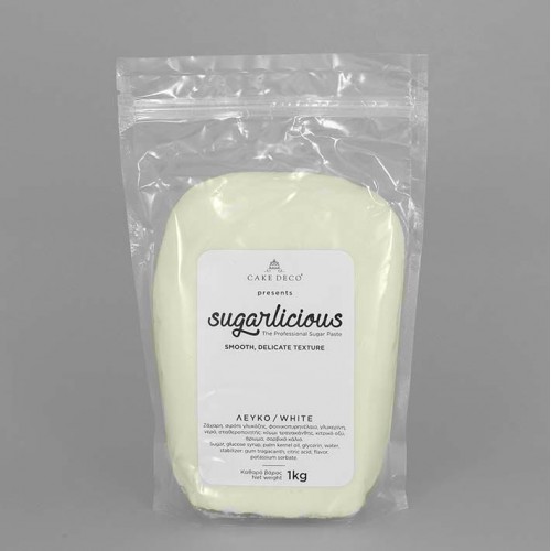 Ζαχαρόπαστα Sugarlicious Λευκό 1Kg