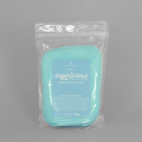 Ζαχαρόπαστα Sugarlicious Σιέλ-Baby Blue 1Kg
