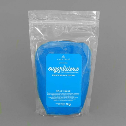 Ζαχαρόπαστα Sugarlicious Μπλε 1Kg