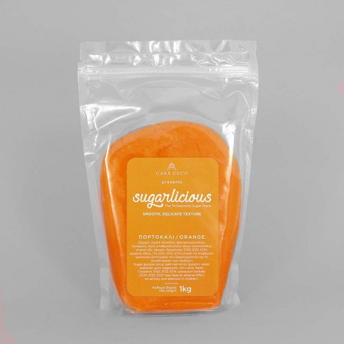 Ζαχαρόπαστα Sugarlicious Πορτοκαλί 1Kg