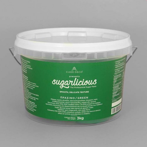 Ζαχαρόπαστα Sugarlicious Πράσινο Γρασιδιού 3 Kg