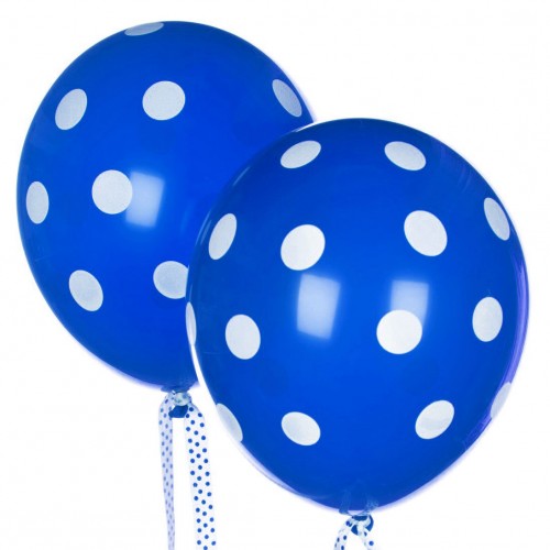abcJoy μπλε πουά μπαλόνια