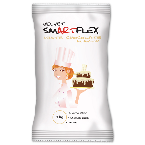 Λευκή Σοκολάτα Ζαχαρόπαστα SmartFlex Velvet 1Kg
