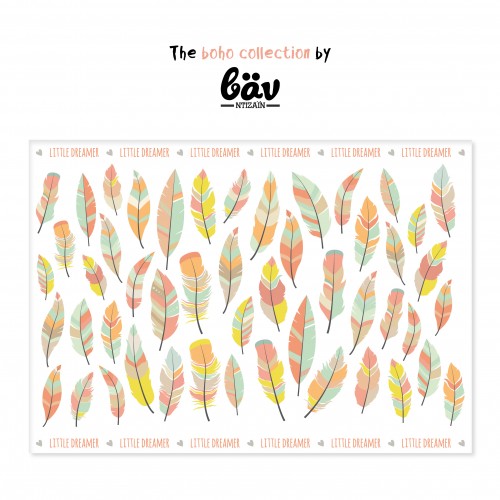 Χάρτινα Σουπλά-Boho Indian Style-Girl Collection-βαν ντιζάιν(12pcs)