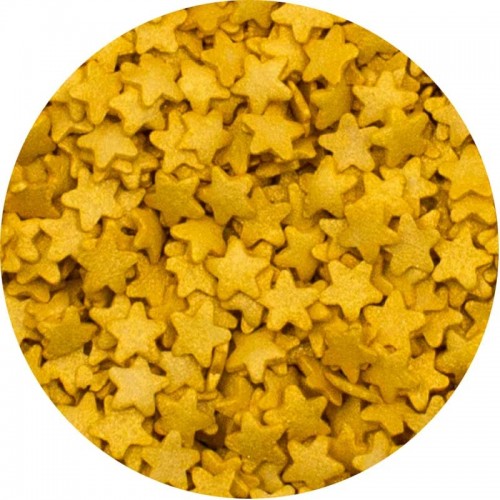 Sprinklicious Χρυσά Αστέρια Για Τούρτες Και Cupcakes 140gr