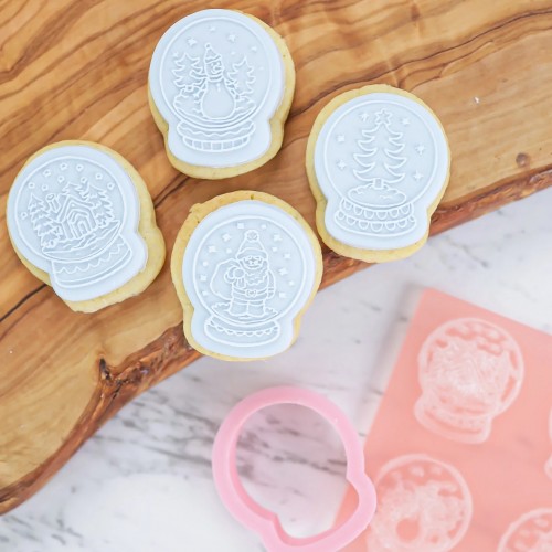 Στάμπες Κουπ Πατ Mini Snowglobes-Amy Jane Collection