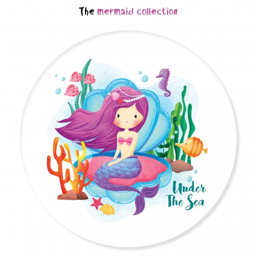 Γοργόνα Under The Sea Αυτοκόλλητα Για Παιδικά Πάρτυ-The Mermaid Collection 