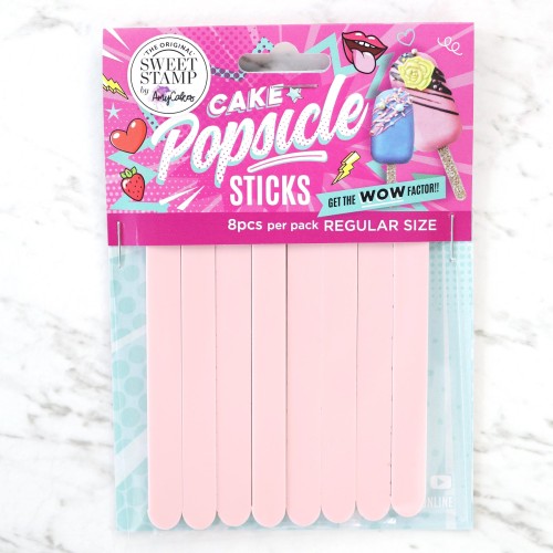 Popsicle Sticks Παστέλ Ροζ