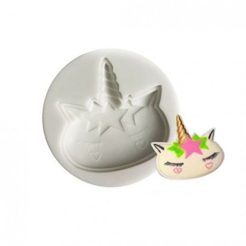 Καλούπι Σιλικόνης Star Unicorn-Πρόσωπο Μονόκερου N.Y. Cake