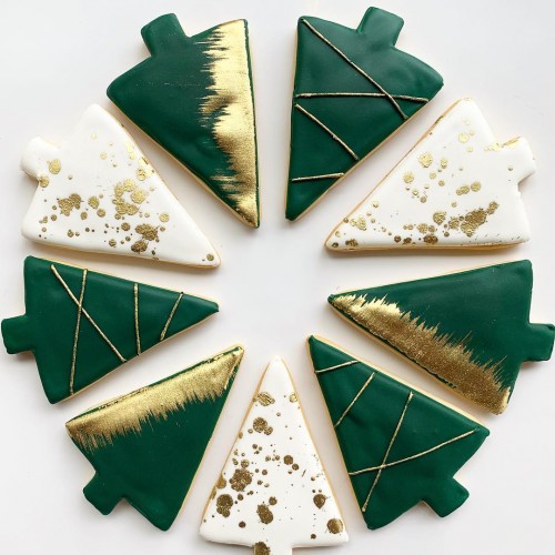 Κουπ πατ Χριστουγεννιάτικο Δέντρο με Ίσιες Πλευρές