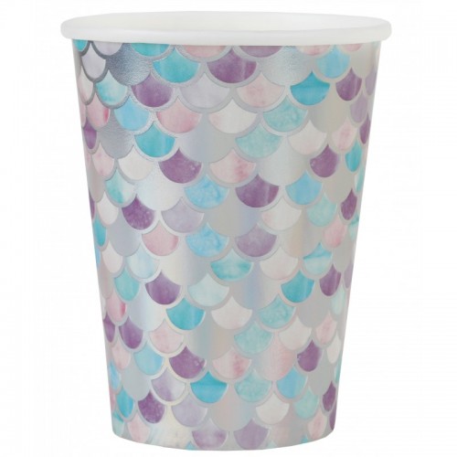 Χάρτινα Ποτήρια Γοργόνα-Little Sirene 